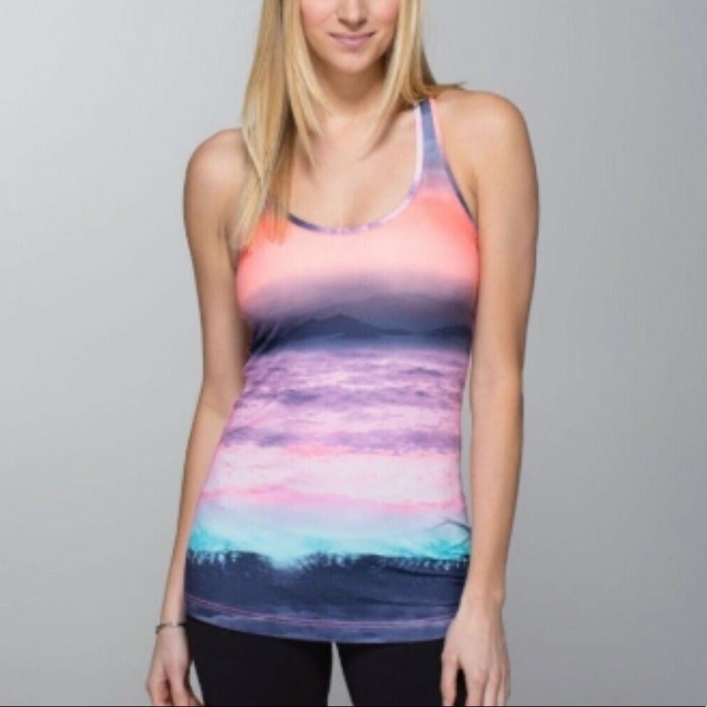 Lululemon sunset tank NWOT